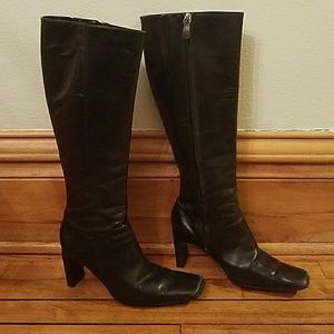 Aldo leather tall boots